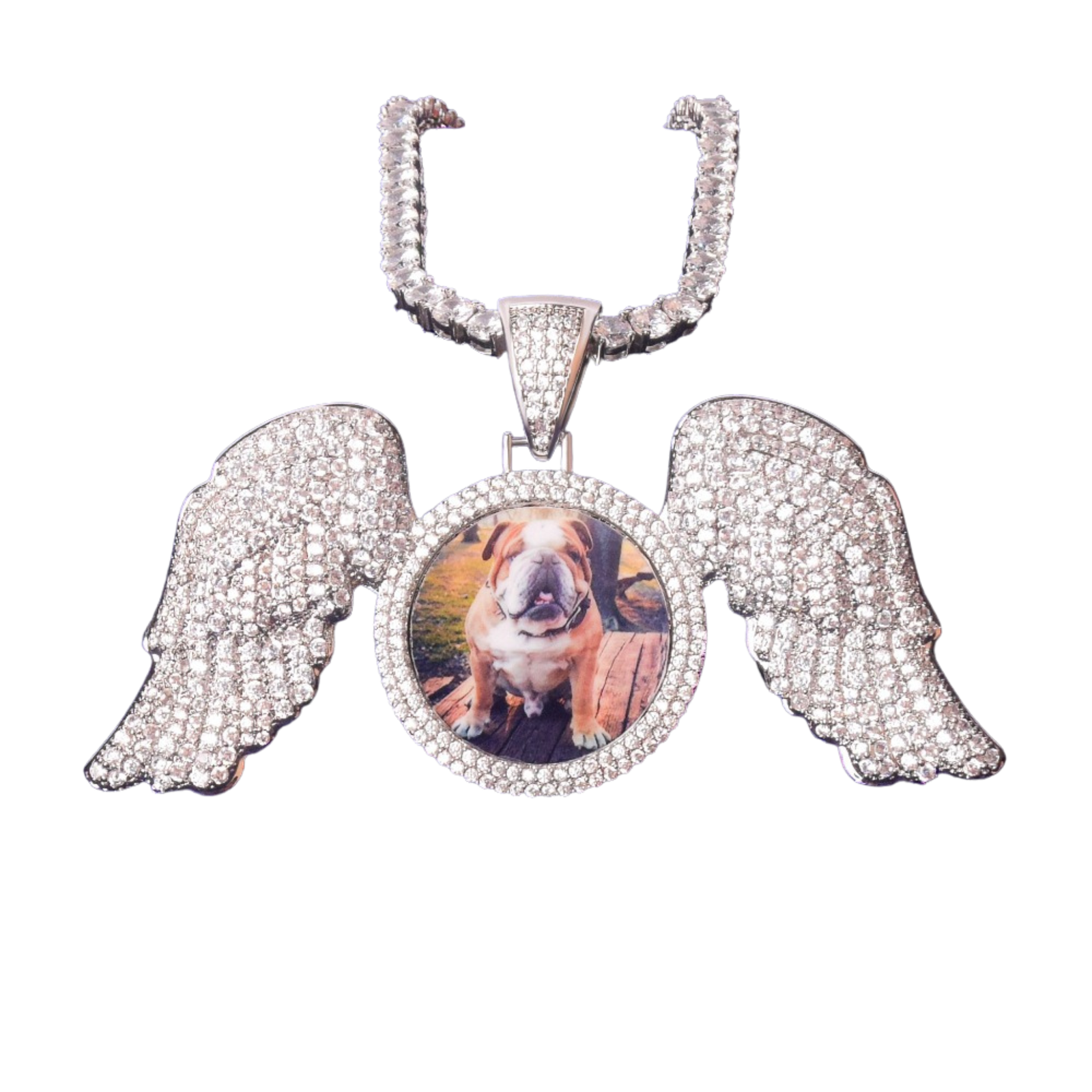 Special Wings Tennis Custom Photo Picture Pendant Necklace