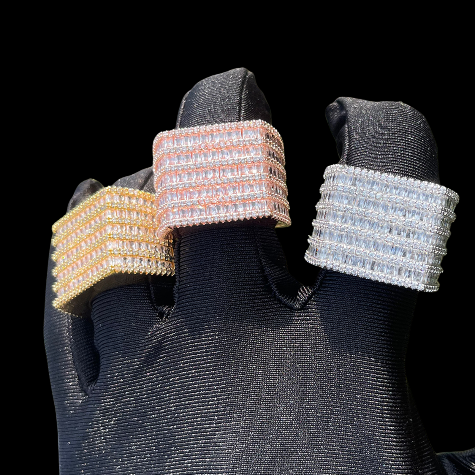 11_4b732be5-90c0-4baf-8ad3-9dde8634adef.png Diamond Rows Iced Out Diamond Ring - Image 1