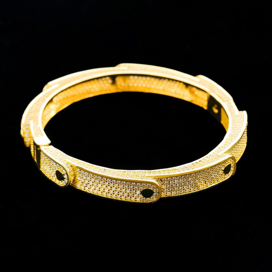 9MM Flooded Ice Multi Layered Iced Out Diamond Bracelet