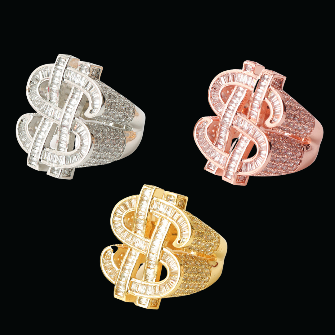 23_2582ef37-24ef-46e0-8224-ba9165cfbb15.png Dollar Sign Iced Out Diamond Ring - Image 1