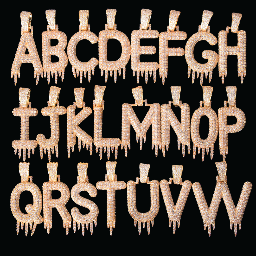 4_0b0f7abc-de9b-441e-a440-b86bea9b30f9.png Hanging Iced Letters Personalized Custom Name Necklace Pendant - Image 1