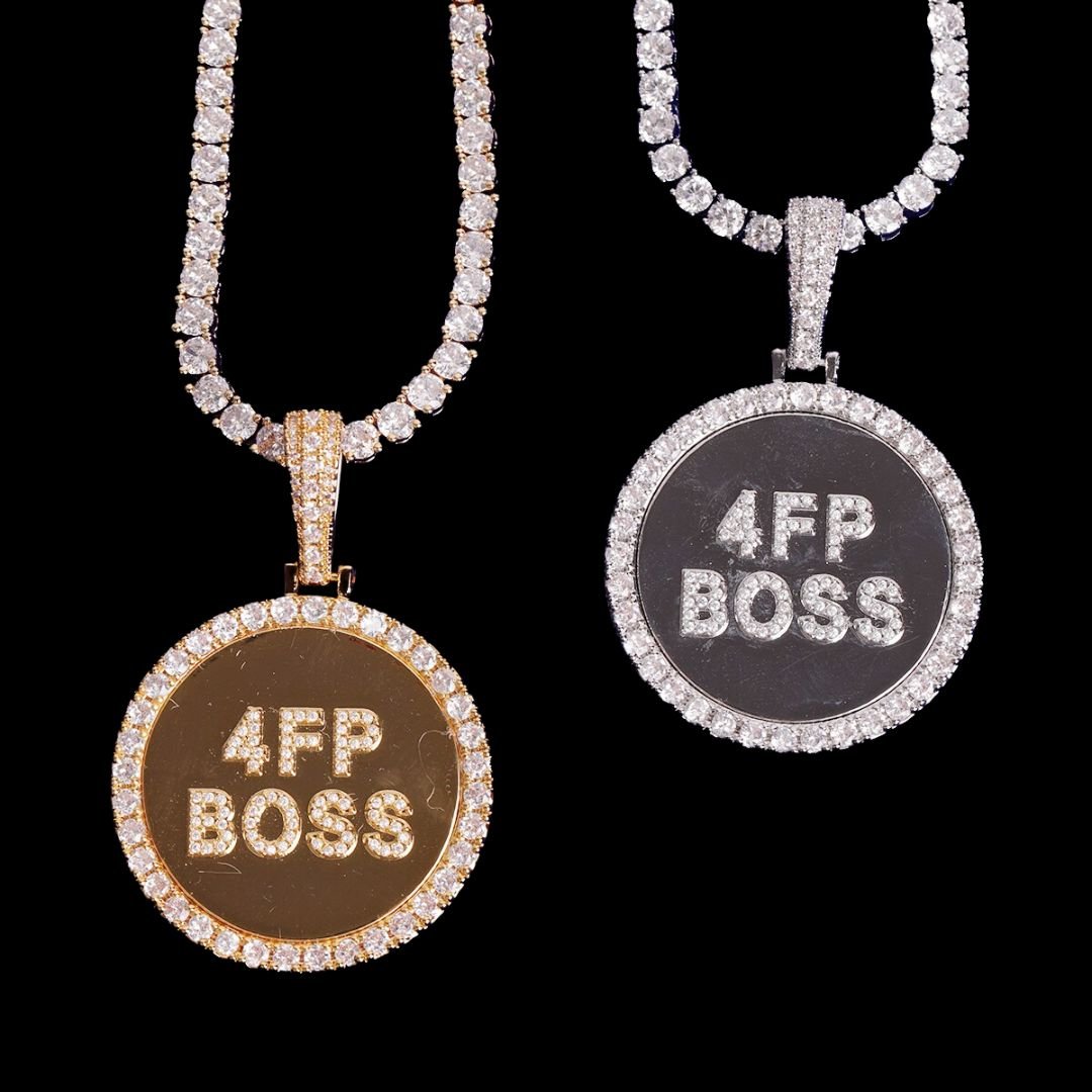 4_bde9a399-d1d5-4718-8577-c4451b880c3f.jpg Circle Tennis Iced Out Personalized Custom Name Necklace Pendant - Image 1