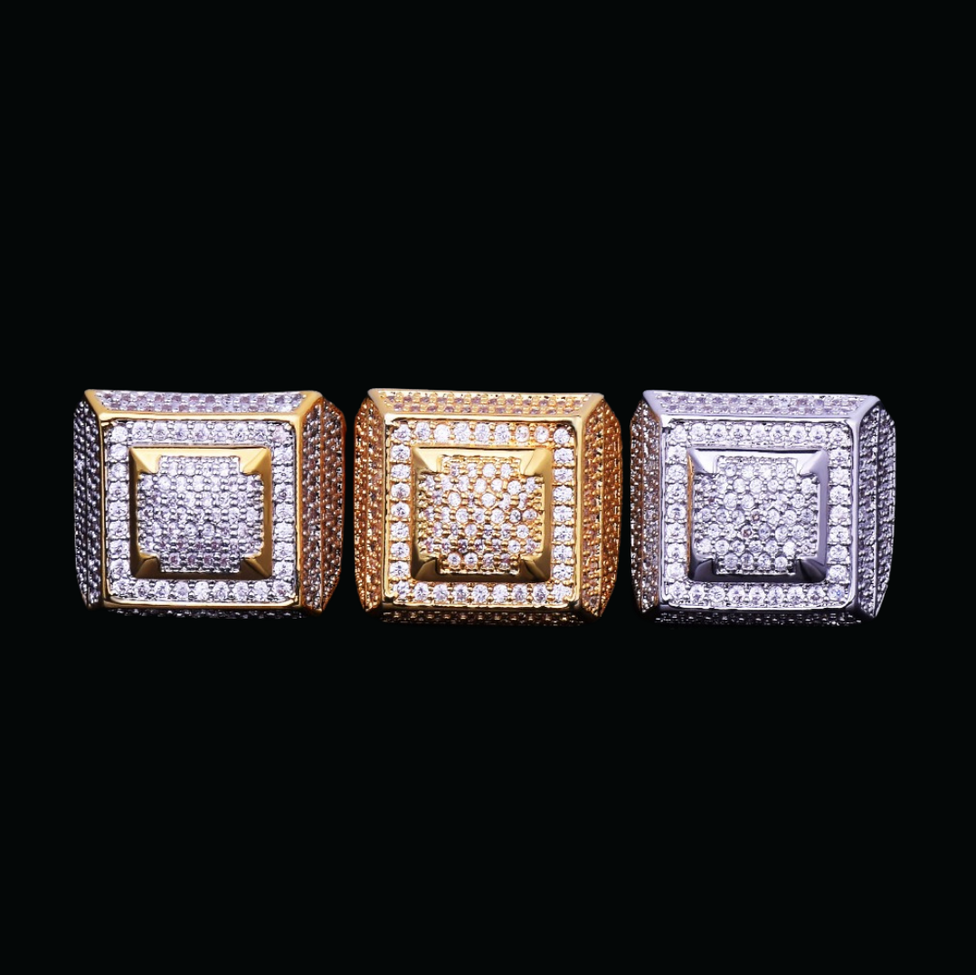 5_23f9a637-0964-4a5e-a13f-b4a352e0e0b2.png Empire Edition Iced Out Diamond Ring - Image 1