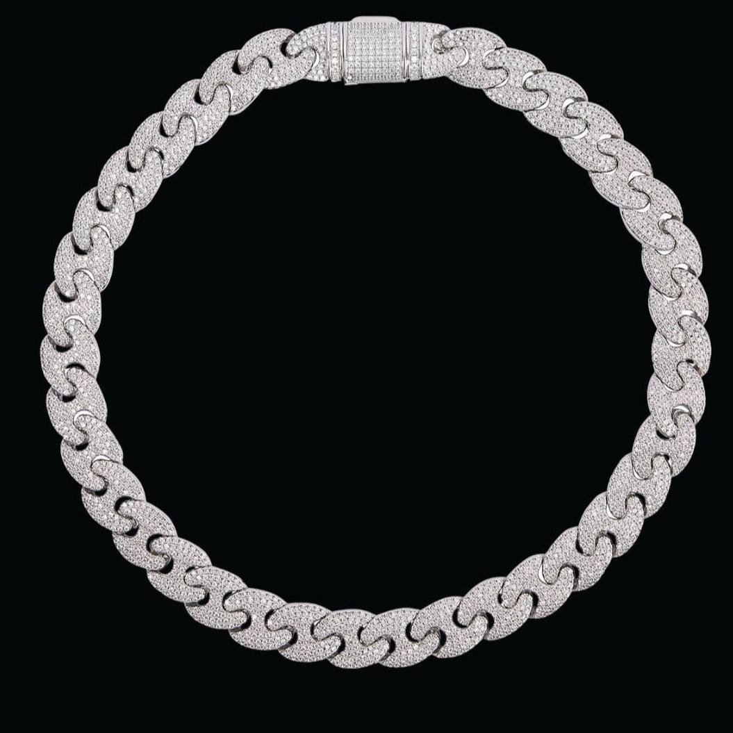 da6facf4-e4ad-4f48-8517-dd75d7098522_LP_0c84a42d-6487-496a-a360-1766bba8eb6d.jpg 14MM Miami Cuban Iced Out Diamond Necklace Chain - Image 1